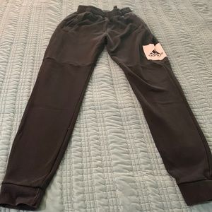 Adidas black sweatpants adult size s